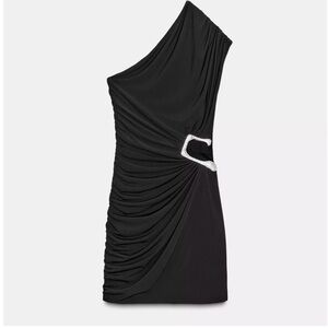 zara one shoulder denim dress Zara | Dresses | Zara One Shoulder Denim Dress Nwt